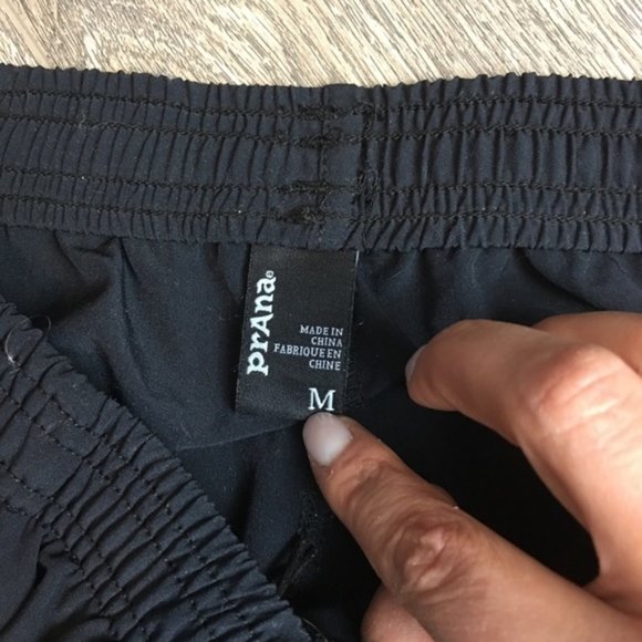 PRANA Men's Vargas Pants Black Track Pants Medium - Picture 3 of 7